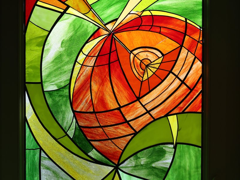Vitrail abstrait
