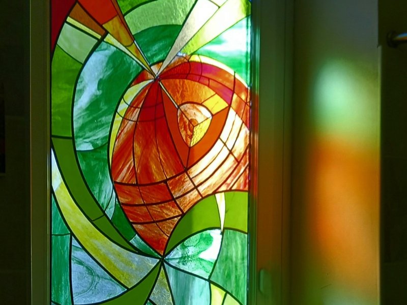 Vitrail abstrait